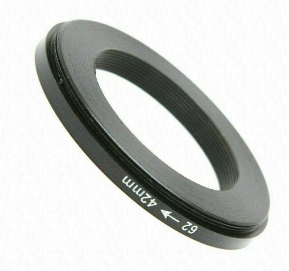 Male 62mm to Female T2 42mm Mount Adapter Stepping Ring (UK Stock) BNIP