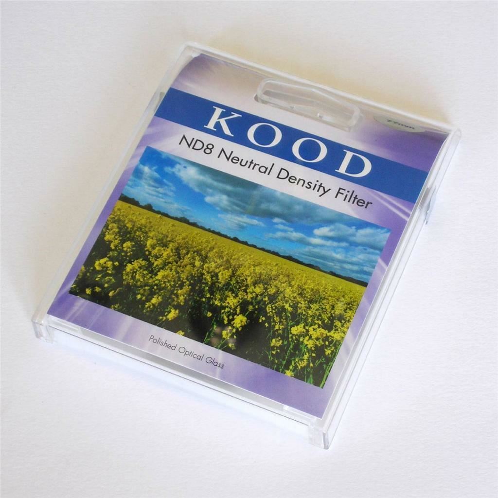 Kood High Quality 77mm ND8 Neutral Density 3 Stops Slim Optical Glass Filter