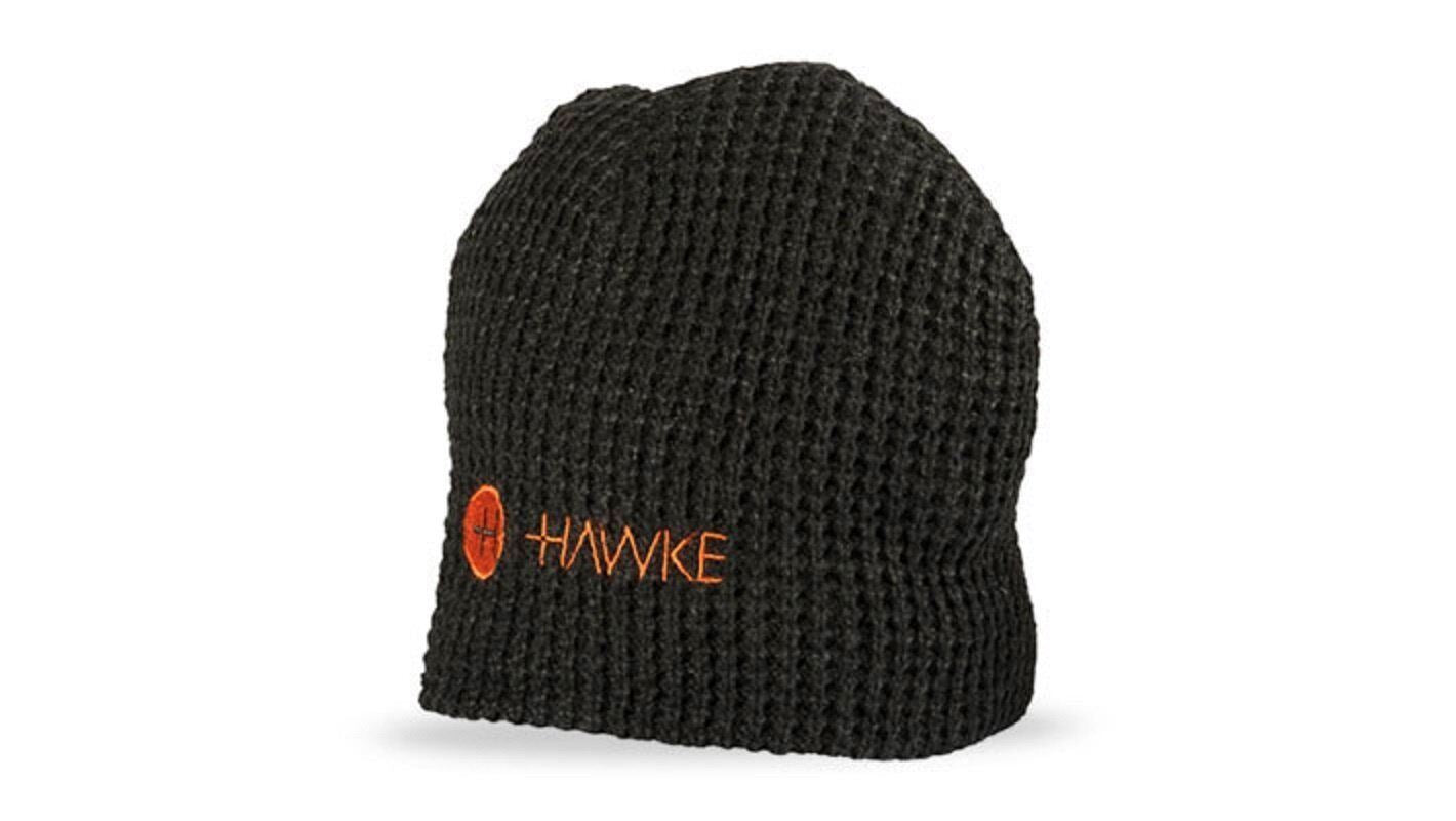Hawke Optics Grey Waffle Knit Beanie hat #99341 Merchandise (UK Stock) NEW