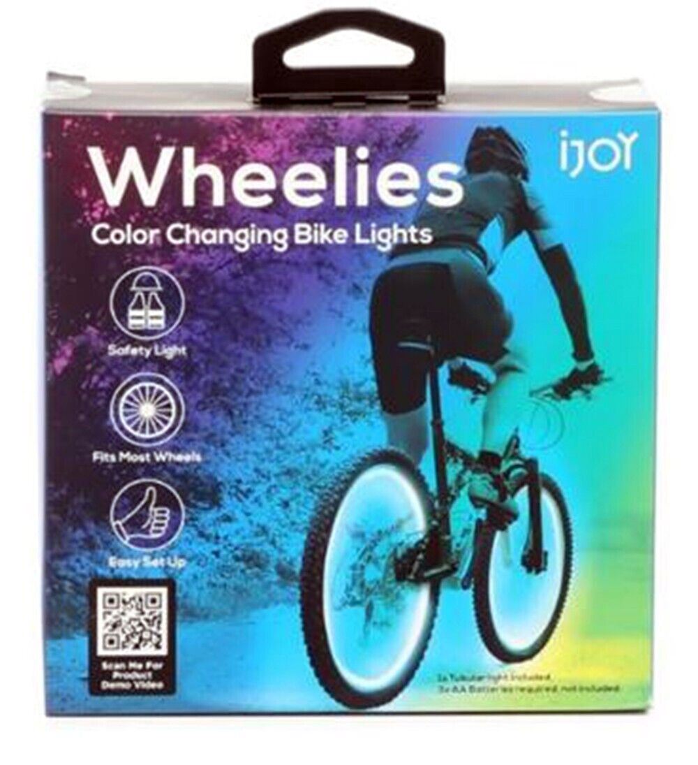 iJOY Wheelies Colour Changing Bike LED Tube Wheel Lights #IJBL2102F (UK Stock)