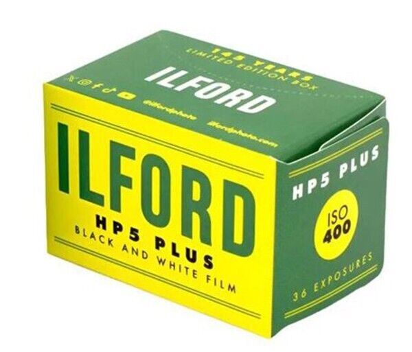 x RETRO Packaging Ilford HP5 Plus 400 asa Black White 35mm