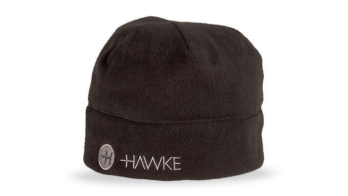 Hawke Optics Black Fleece Beanie hat #99340 Merchandise (UK Stock) NEW