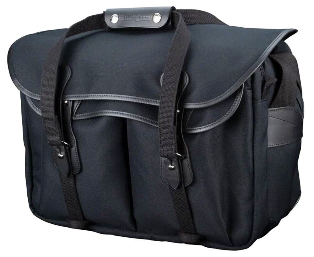 Billingham Sac d'épaule 307 Noir FibreNyte / Cuir Noir Billingham Sac d'épaule 307 Noir FibreNyte / Cuir Noir