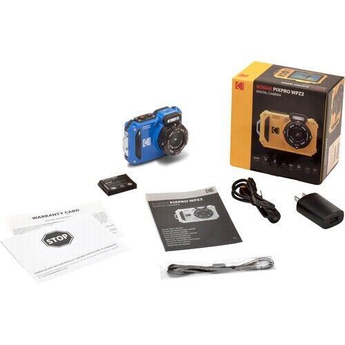 Kodak Pixpro WPZ2 15M Waterproof Digital Camera 4x Zoom 16 MP in BLUE (UK) BNIB