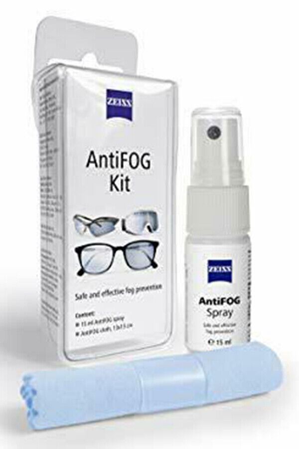 Zeiss Anti-Fog Kit with 15ml Spray and Treated Cloth (UK Stock) BNIP #2398-807