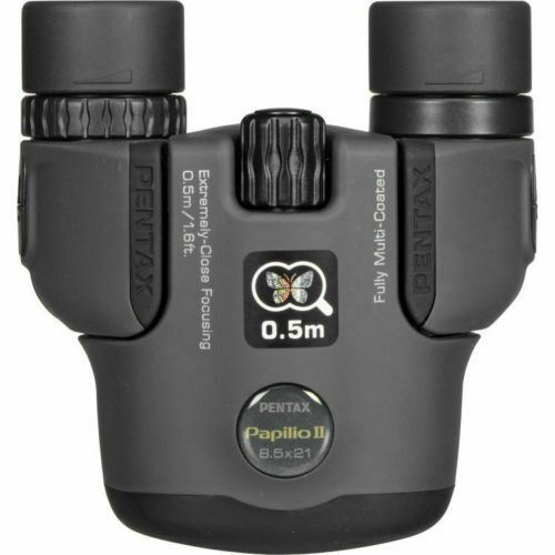 Ricoh Pentax 8.5 x 21 Papilio II Porro Prism Close Focus Binoculars #62002 (UK)