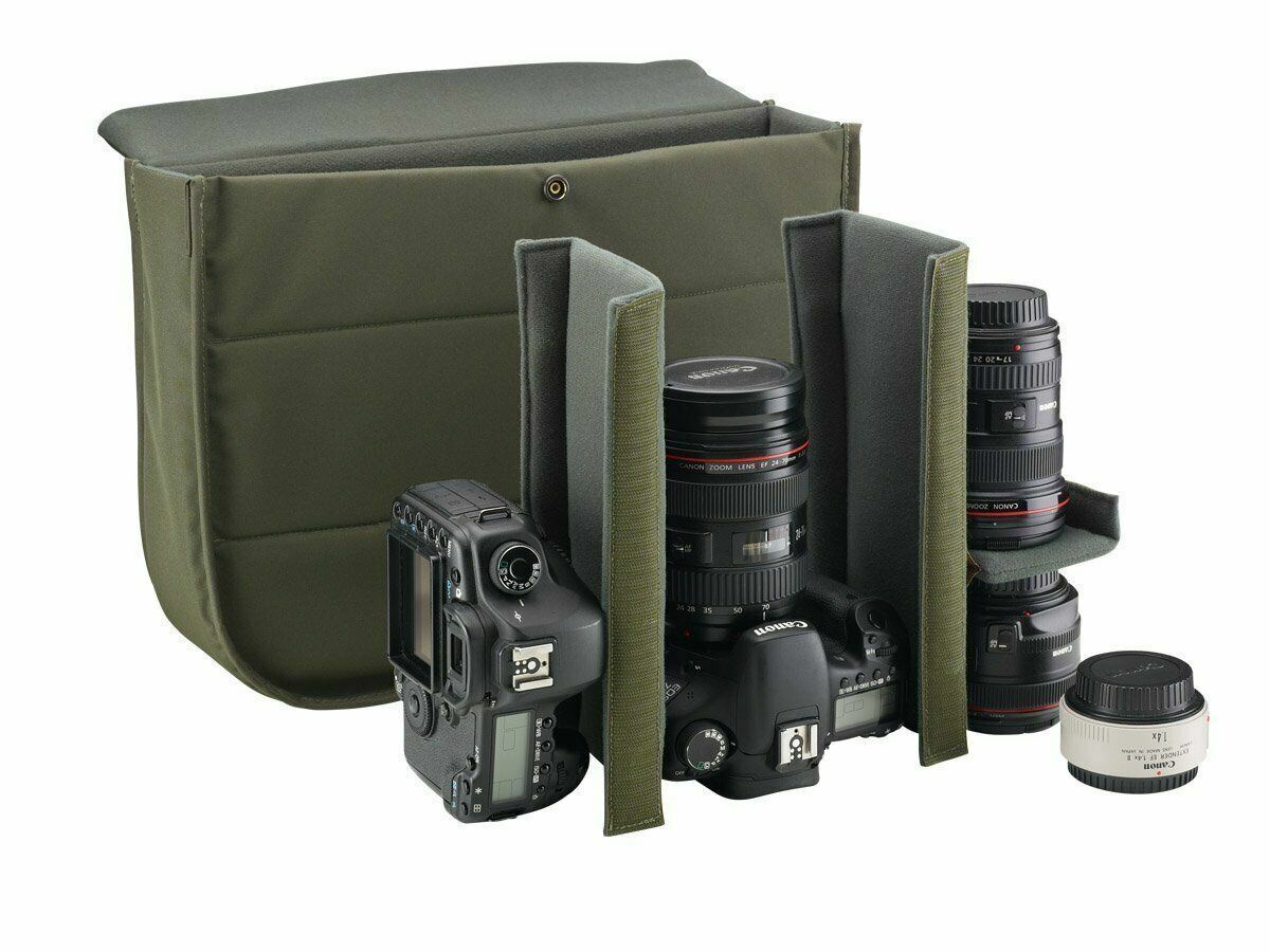 Billingham Hadley LARGE Camera / DSLR Bag in Sage / Chocolate (UK Stock) BNIP