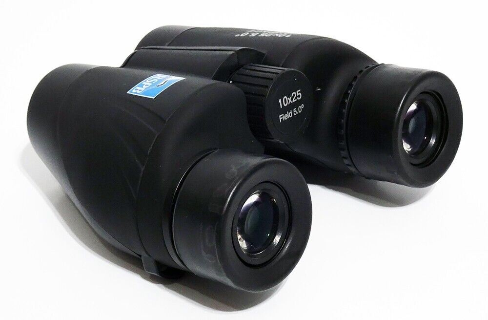 RSPB 10 x 25 Compact Porro Prism Binoculars in Black (UK Stock) BNIB Royal Socie