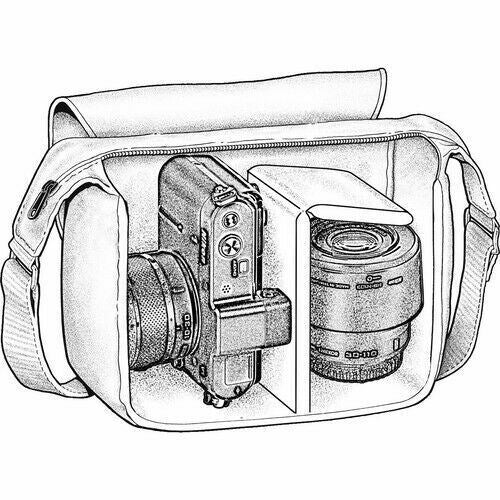 CSC Mirrorless Camera Shoulder Bag - Tamrac Aria 1 - Brown #5421 (UK Stock) BNIP