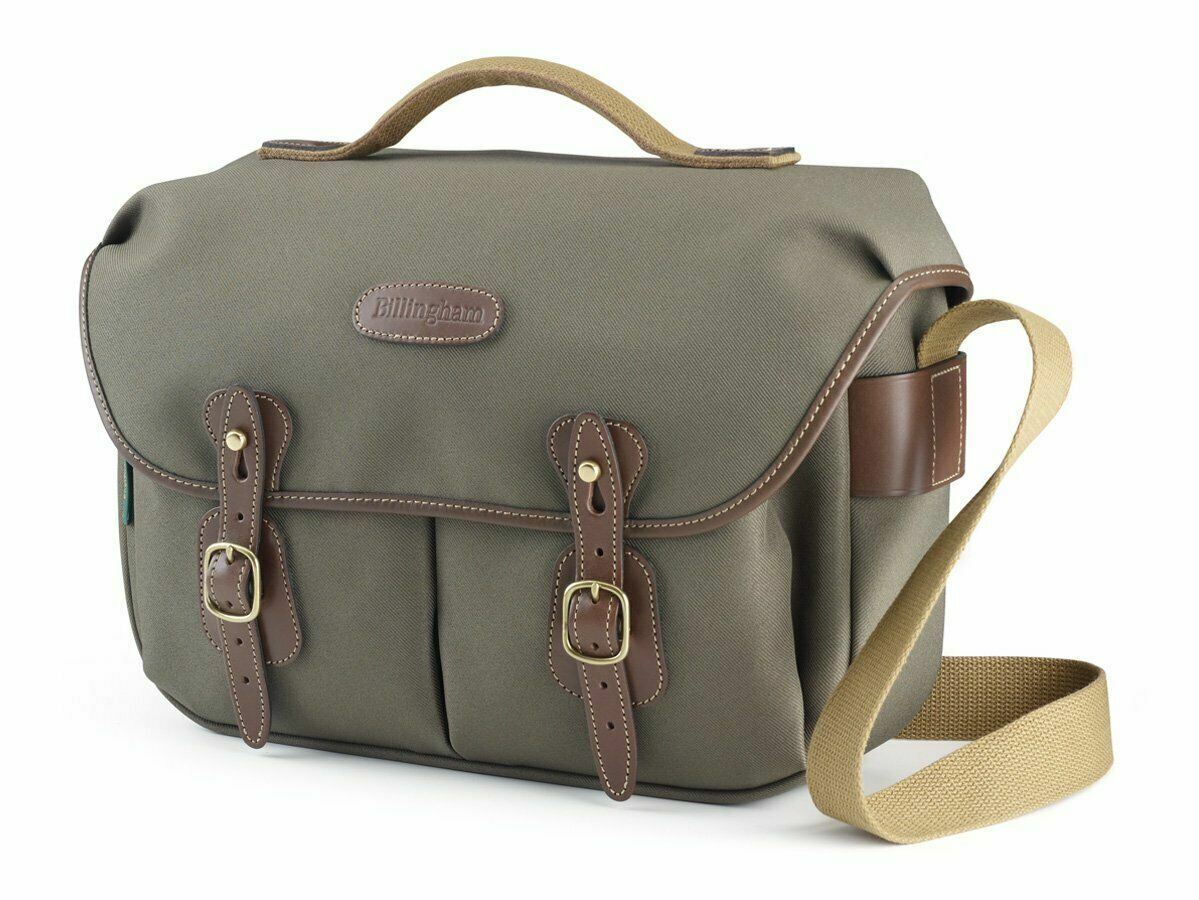 Billingham Hadley Pro Camera / DSLR Messenger Bag - Sage Green / Chocolate (UK)