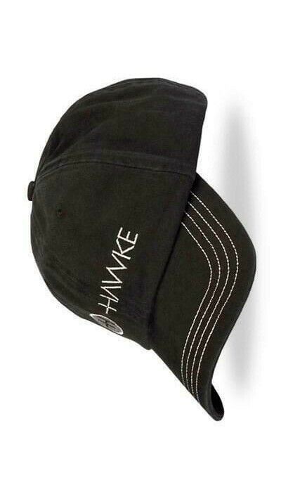 Hawke Optics Uni-Sex Baseball Cap in Distressed Black & Grey - One-Size #99300