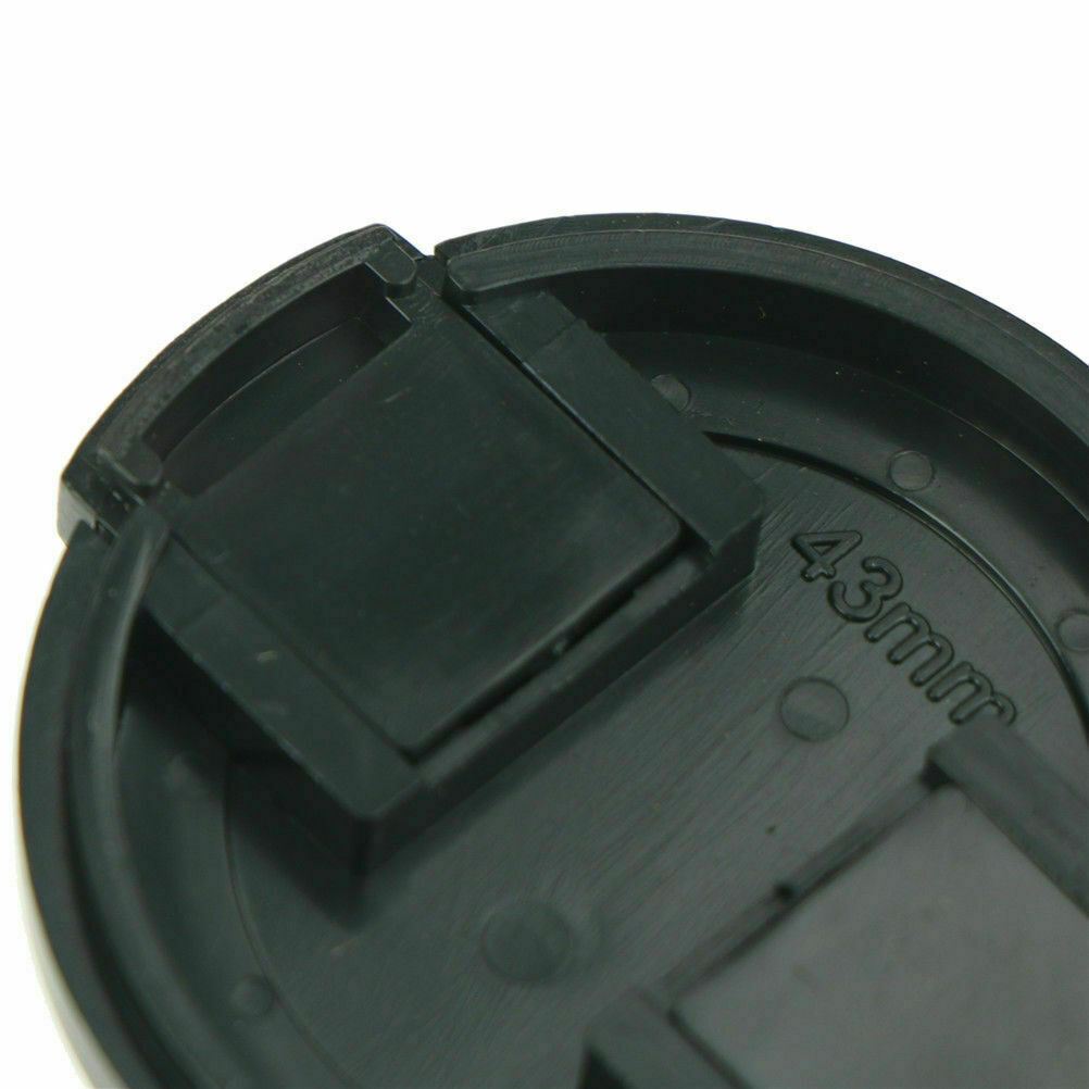 KOOD 43mm Snap On Clip on Lens Cap Protection Cover for 43mm Lens (UK Stock) NEW