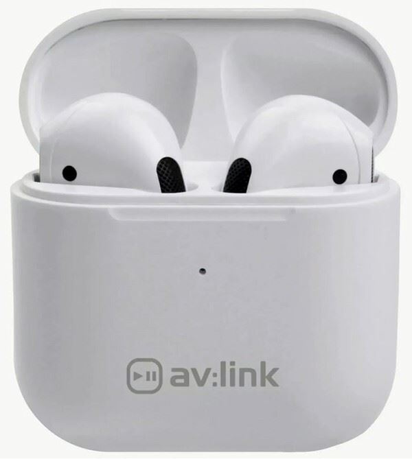 AV:Link Ear Shots SE True Bluetooth Wireless Earphones & Charge Case iOS/Android