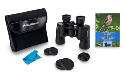 Celestron Birder Starter Kit - LandScout 8x40 Porro Prism Binocular + Book 73152