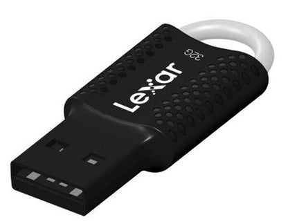 Lexar 32Gb USB Flash Jump Drive USB 2.0 V40 Memory Stick Black & Silver (UK) NEW