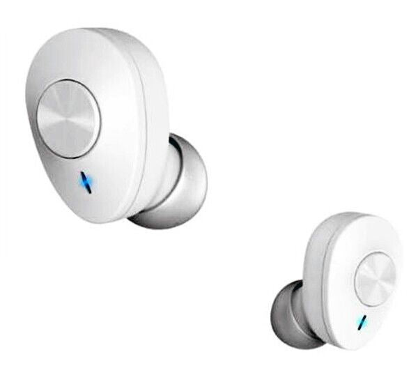 Hama Freedom Buddy Bluetooth Earbuds Earphones Headphones + Charging Case -White