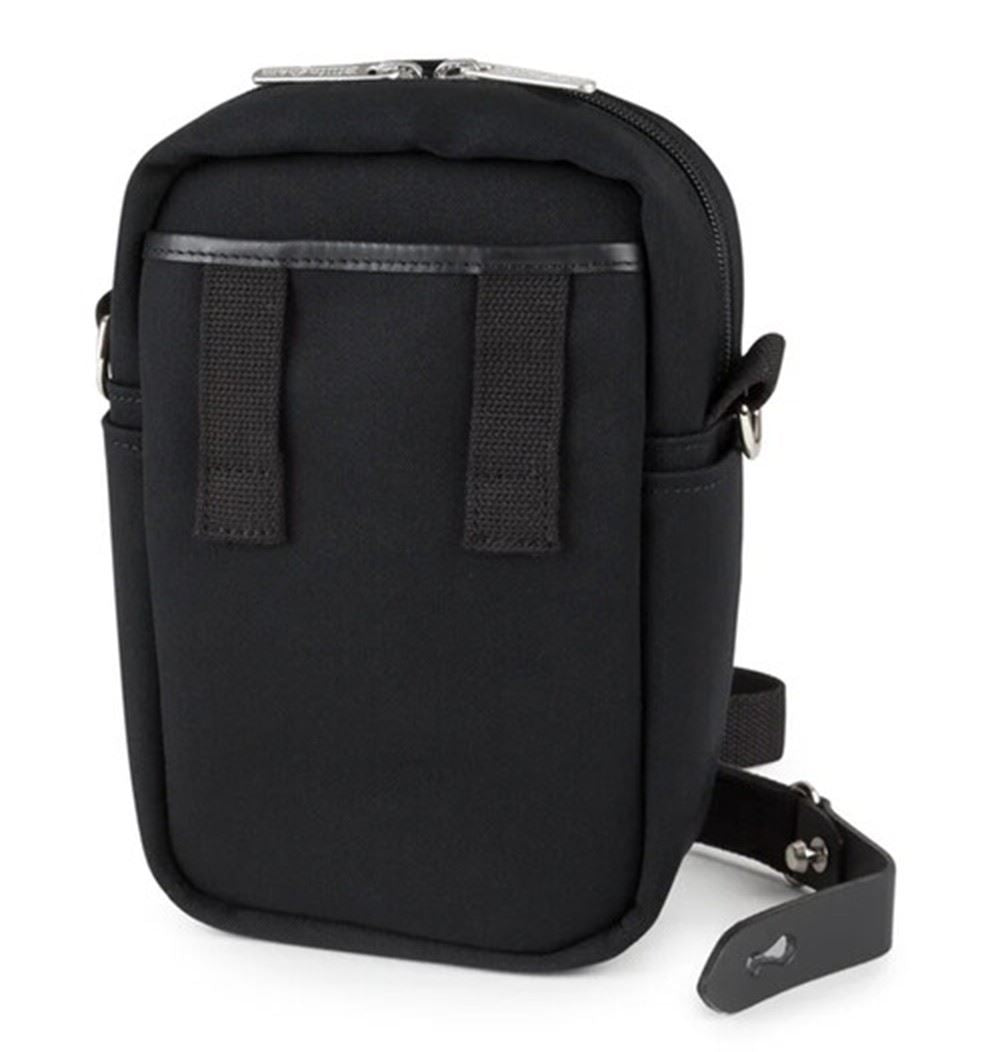 Billingham Airline Stowaway Camera Bag Case +  Strap - Black Canvas & Black UK S