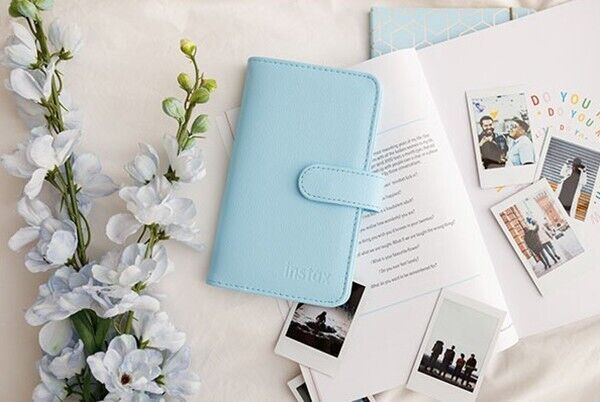 Fuji Instax Mini Album in Sky Blue holds 108 Instax Mini Photos (UK Stock)  BNIB