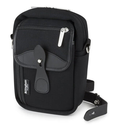 Billingham Airline Stowaway Camera Bag Case +  Strap - Black Canvas & Black UK S