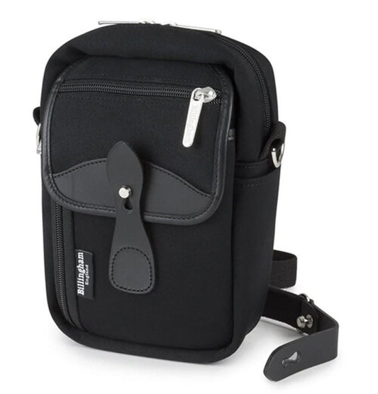 Billingham Airline Stowaway Camera Bag Case +  Strap - Black Canvas & Black UK S