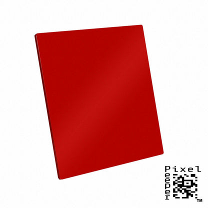 Pixel Peeper 100mm x 143mm Red Filter - Lee & Cokin Compatible (UK) Black & Whit