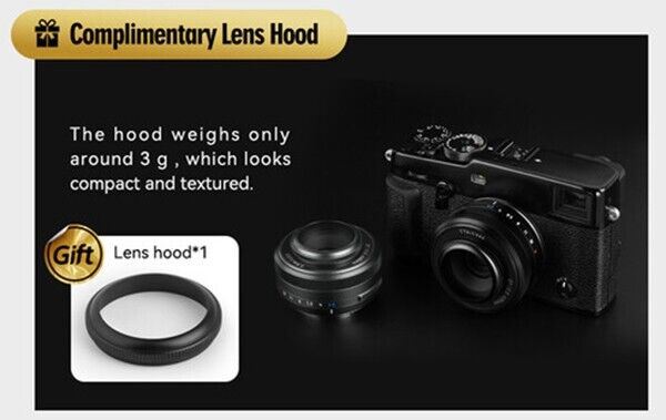 TTArtisan 27mm F2.8 Auto Focus Camera APS-C Lens for Sony E Mount Camera    (UK)