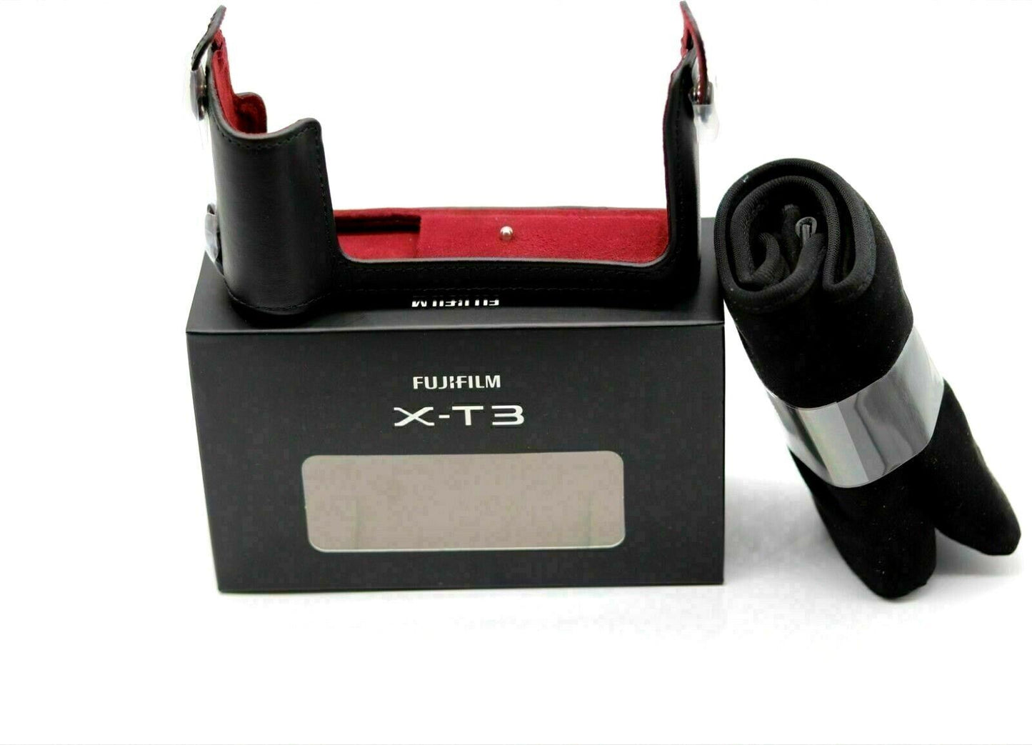 Fujifilm Fuji BLC-XT3 Half Leather Case for X-T3 Camera + Wrapping Cloth BNIB UK