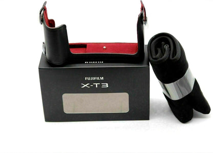 Fujifilm Fuji BLC-XT3 Half Leather Case for X-T3 Camera + Wrapping Cloth BNIB UK