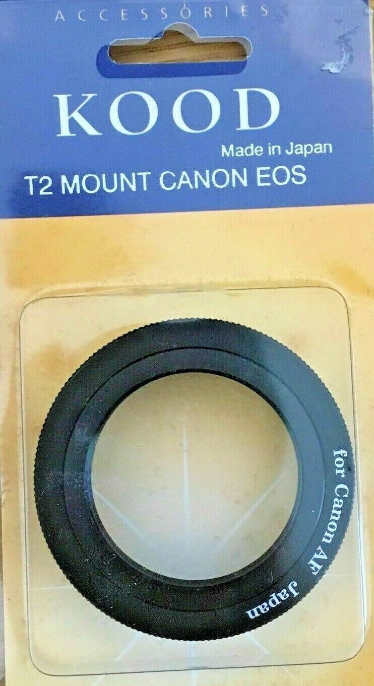 KOOD T2-EOS T2 screw thread mount lens to Canon EOS EF EF-S adapter ring (UK)