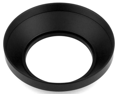 52mm Black Metal Wide Angle Screw in Lens Hood 52mm Thread Lens  (UK Stock) BNIP