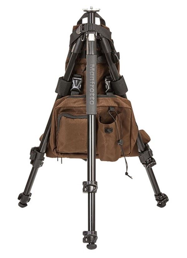 Opticron Tripac Tripod & Spotting Scope Camera Carrying Harness Pack Brown 31107
