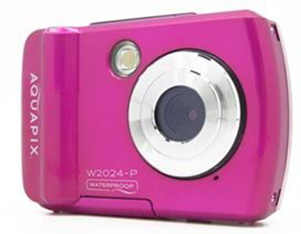 Splash Camera Aquapix W2024 Splash 3M Waterproof Digital Camera HD720P 5 MP in Pink ...