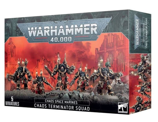 Warhammer 40K Chaos Space Marines Chaos Terminator Squad - Games Workshop