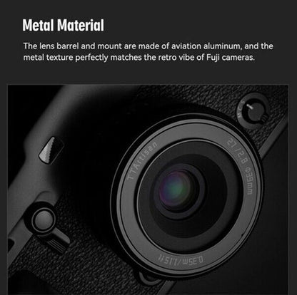 TTArtisan 27mm F2.8 Auto Focus Camera APS-C Lens for Sony E Mount Camera    (UK)