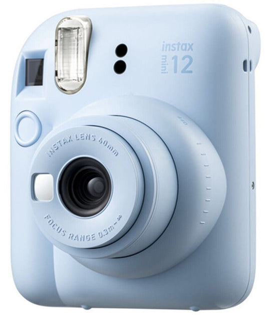NEW Fuji film Instax Mini 12 Instant Film Camera in Pastel Blue (UK Stock)  BNIB