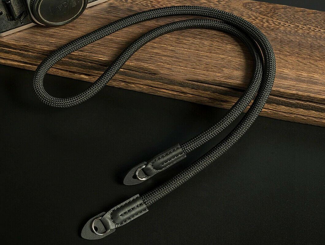 Mountain Rope style Camera Strap for DSLR ILCE PRO in Black (UK Stock) NEW