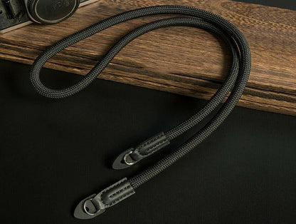 Mountain Rope style Camera Strap for DSLR ILCE PRO in Black (UK Stock) NEW