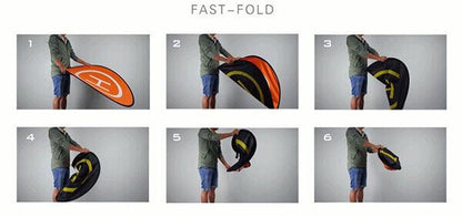 PGY TECH 75cm Landing Pad for Drones Blue / Orange suit DJI & similar (UK Stock)