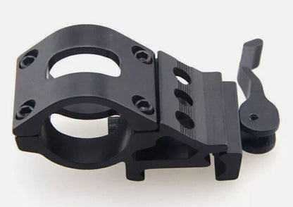 IR Torch Bracket Clamp for Picatinny Rail 20mm Offset Mount 45 Degree 25.4mm (UK