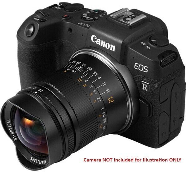TTArtisan 21mm F1.5 Wide Lens Full Frame Format Canon RF Mount Camera Black (UK)