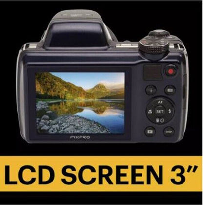 Kodak PixPro AZ-528 52x Zoom WiFi Bridge Camera in Midnight Blue (UK Stock) BNIB