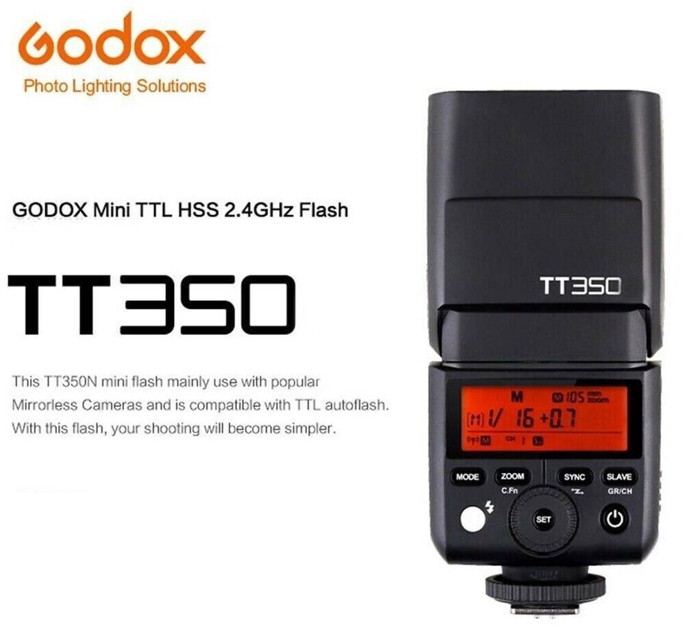 Godox TT350S 2.4G HSS 1/8000s TTL GN36 Camera Flash for Sony Cameras (UK)  BNIB