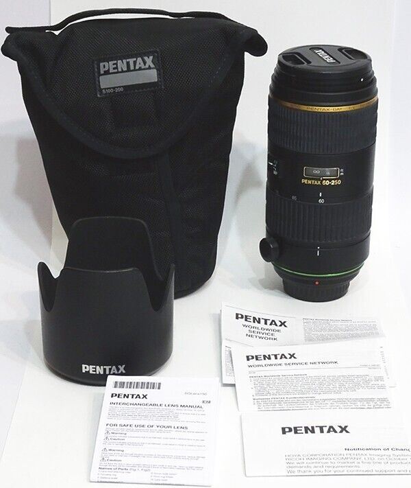 Pentax smc DA* 60-250mm f4 ED (IF) SDM K Mount Lens (UK Stock) Ex. Display barga