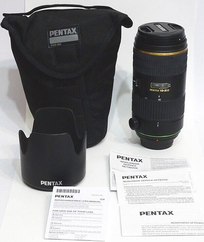 Pentax smc DA* 60-250mm f4 ED (IF) SDM K Mount Lens (UK Stock) Ex. Display barga