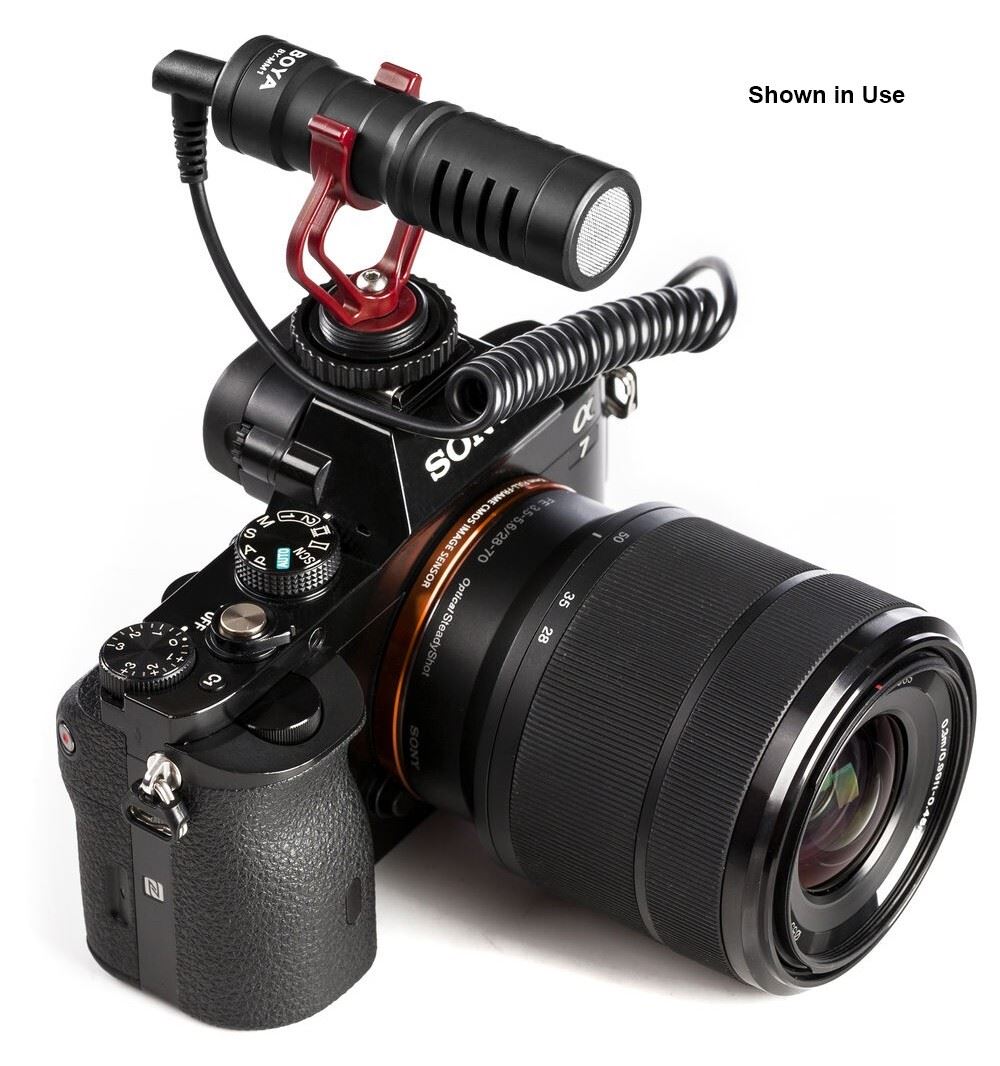 Boya BY-MM1+ Camera Condenser Shotgun Video Microphone Vlogging  (UK Stock) BNIB