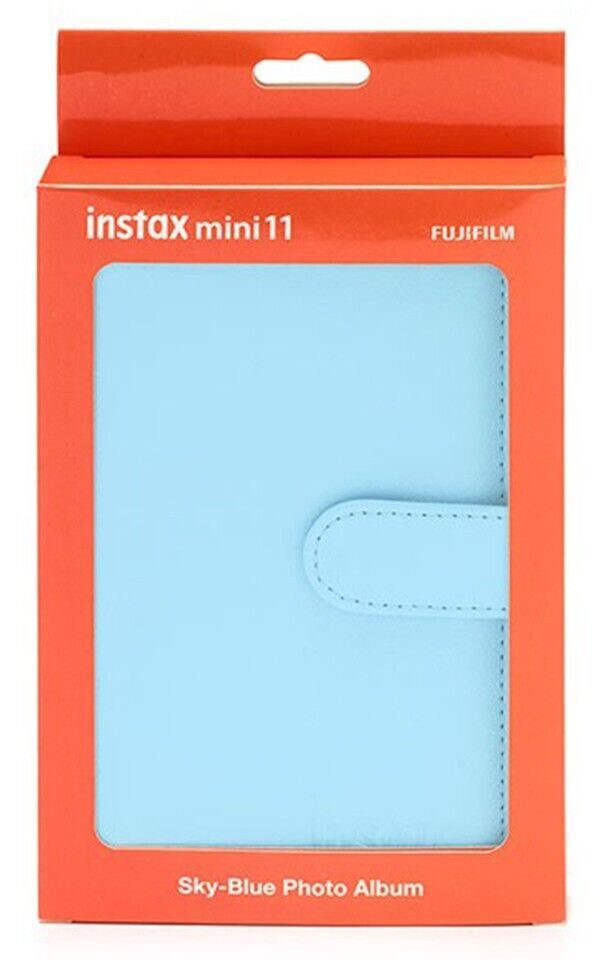 Fuji Instax Mini Album in Sky Blue holds 108 Instax Mini Photos (UK Stock)  BNIB