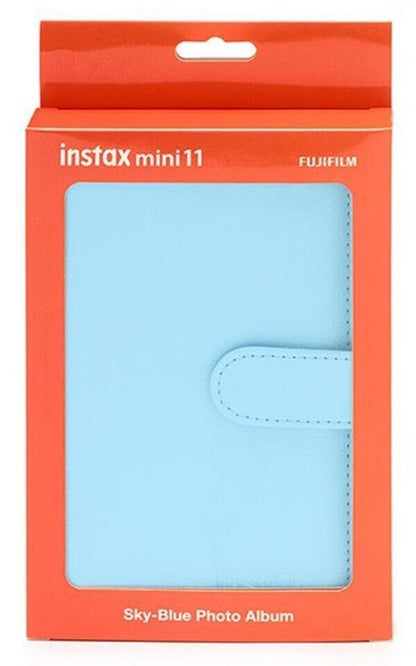Fuji Instax Mini Album in Sky Blue holds 108 Instax Mini Photos (UK Stock)  BNIB