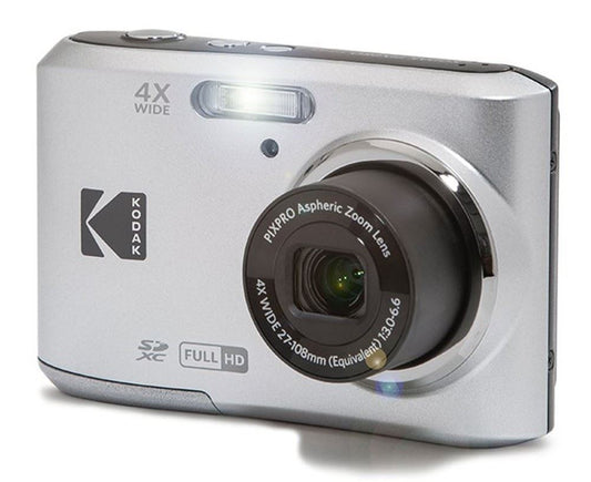 Kodak PIXPRO FZ45 16MP 4x Zoom Wide Angle Digital Camera- Silver (UK Stock) BNIB