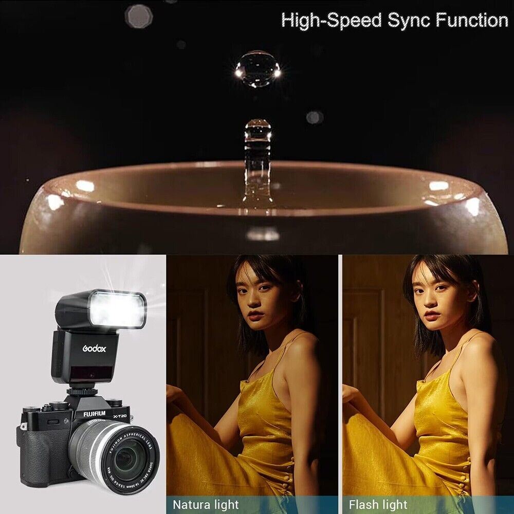 Godox TT350S 2.4G HSS 1/8000s TTL GN36 Camera Flash for Sony Cameras (UK)  BNIB