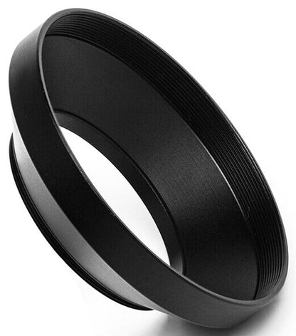 52mm Black Metal Wide Angle Screw in Lens Hood 52mm Thread Lens  (UK Stock) BNIP